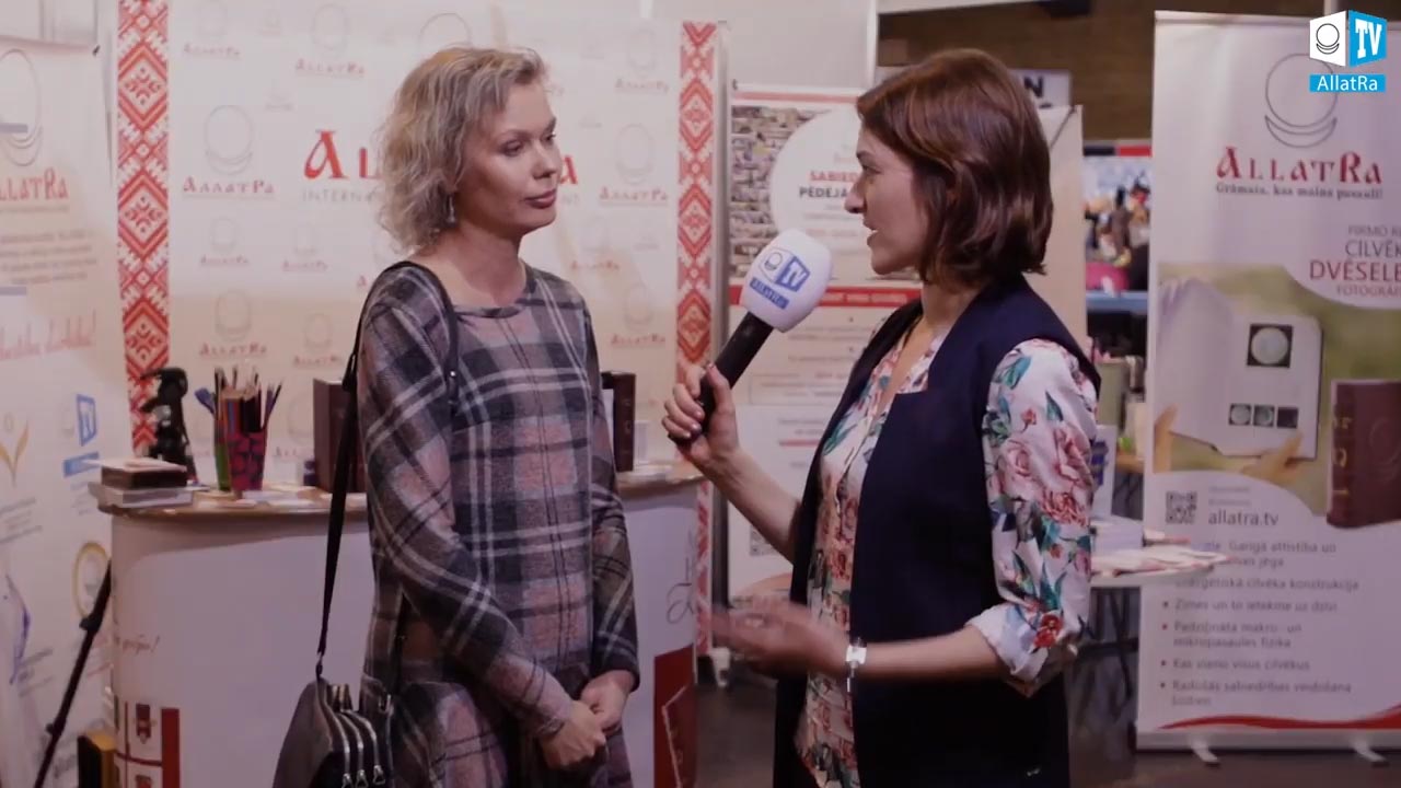 Sanita Blomniece - interview for ALLATRA TV