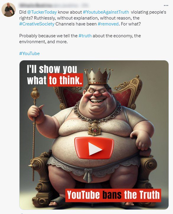 YouTube bans the Truth