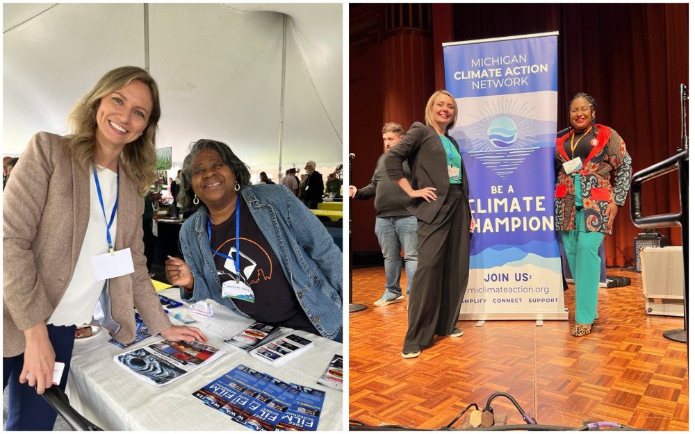 Creative Society booth at 2024 Michigan Climate Summit